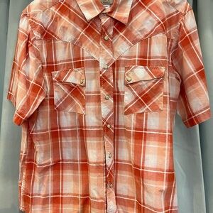 Wrangler Men's Plaid Button Down Shirt